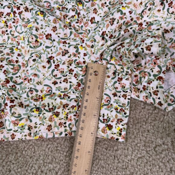 Loft Outlet Womens Shorts Size 4 Floral Print 100% Cotton Pockets 4" Inseam E758 - Picture 8 of 10